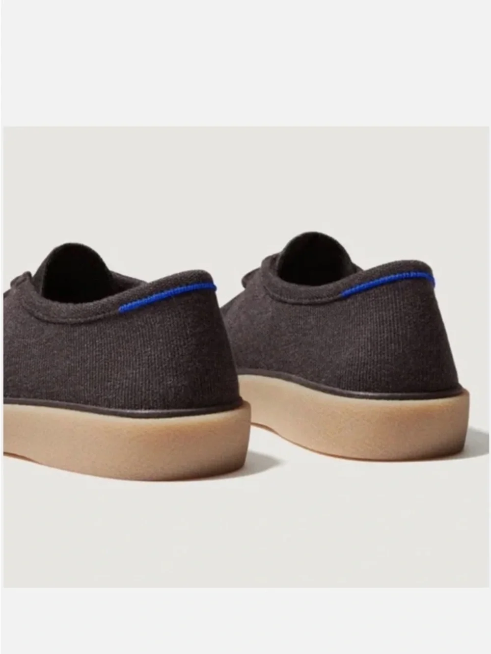 Rothy’s The Monty Lace Up Vintage Brown Men’s 12.5 Wool Knit Sneakers NIB